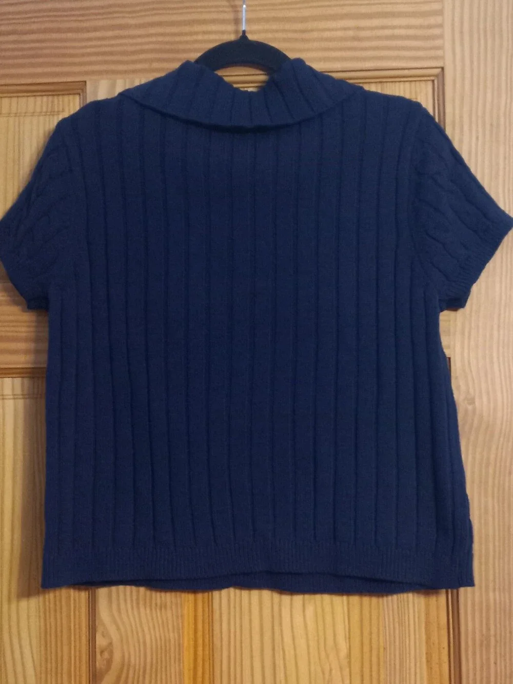 So darn Cute!, wild fable Navy Cable-Knit Short-Sleeve Polo Sweater